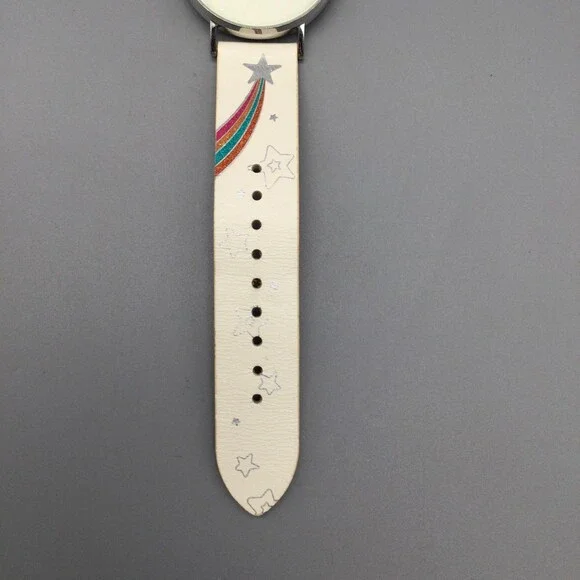 Coach Perry Womens Watch 36mm Leather Rainbow Star CA.120.7.14.1596 New Battery - Picture 9 of 15